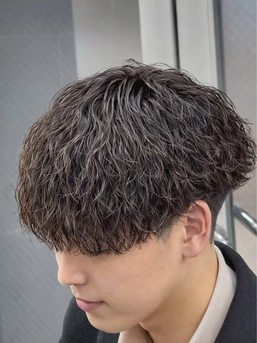 パーマ メンズ 👑未来の神童👑 しょーたのヘアスタイル