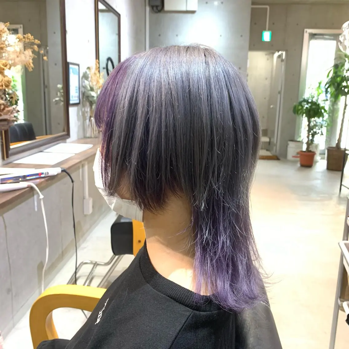 セミロング 櫻井 なんなのヘアスタイル