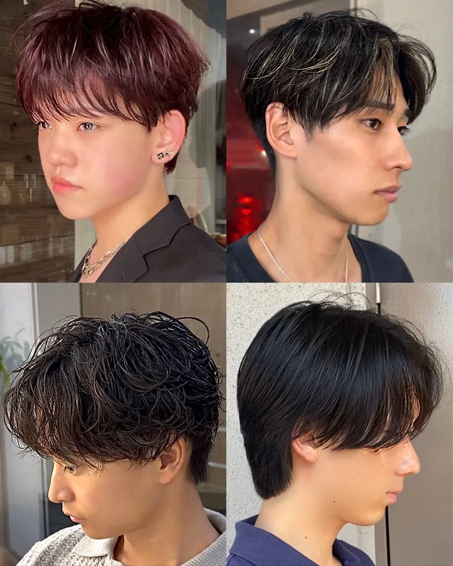 メンズ メンズパーマ カット パーマ トリートメント yoshimi men's限定のヘアスタイル