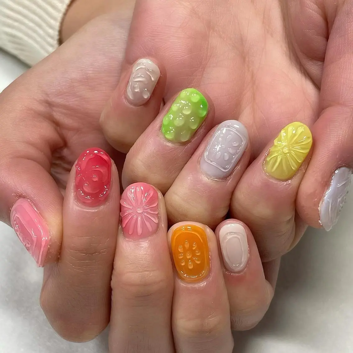 ネイル クリアネイル 東 千夏のネイルデザイン