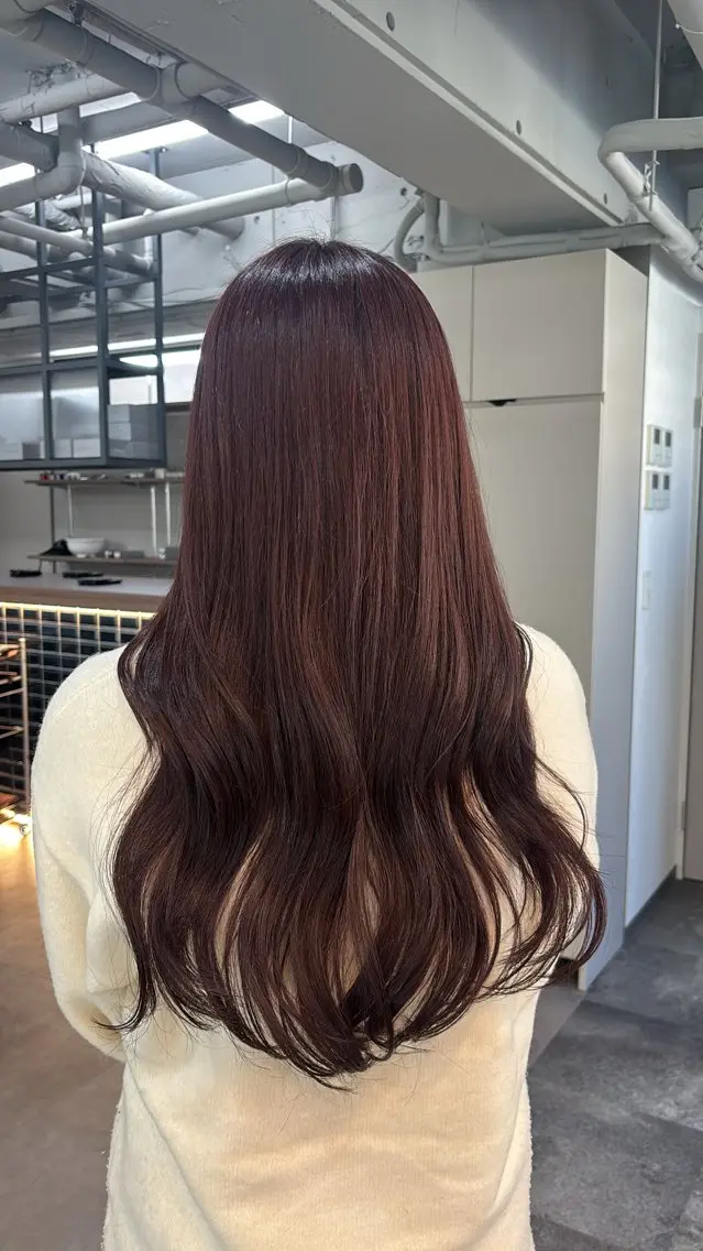 カラー カット ヘアカラー トリートメント レイヤー✂︎ぷつボブ 艶カラー🤍noaのヘアスタイル