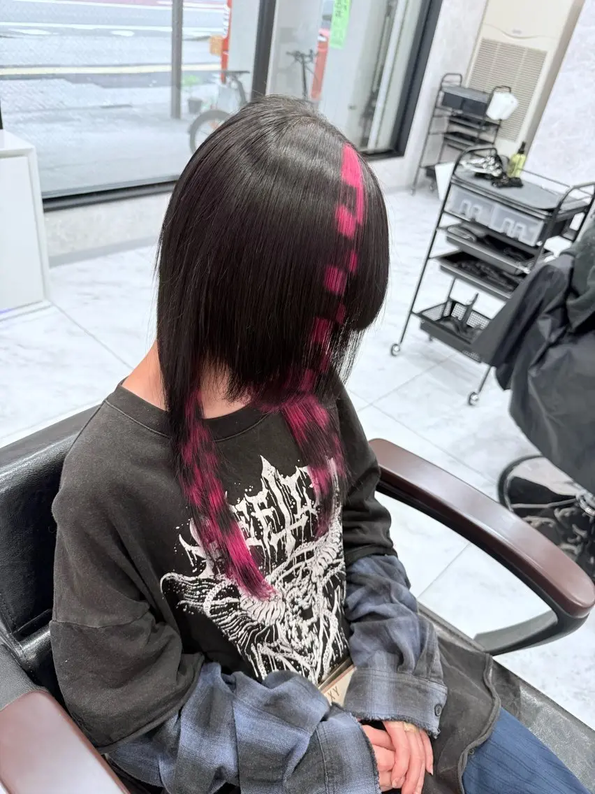 ロング カラー 🌺ハイトーン🌺 矢葺 なぎさ🌺🌺のヘアスタイル