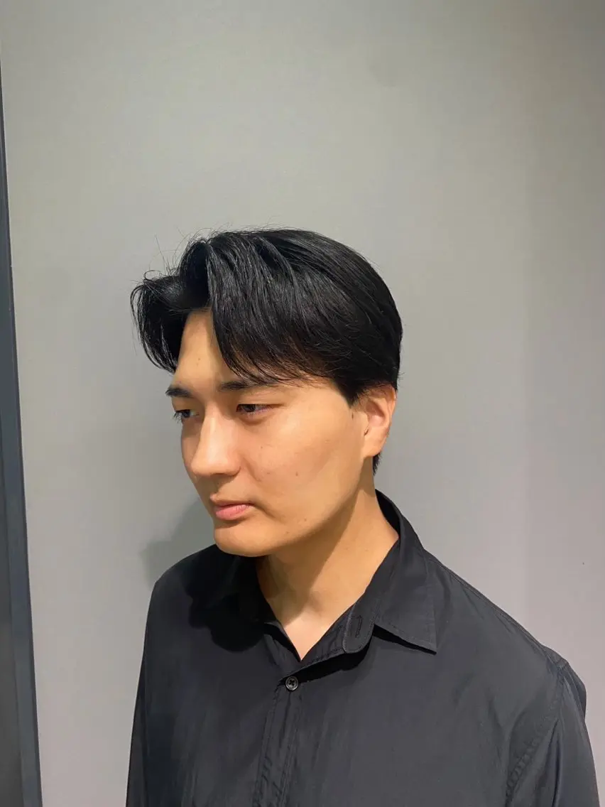 メンズカット✨️センターパート刈り上げ無し💎の写真