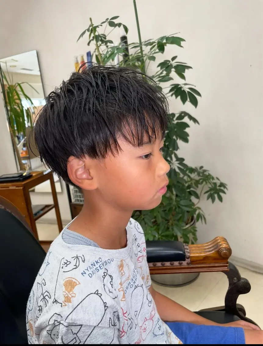 ショート メンズ キッズ 三井 大輝のヘアスタイル