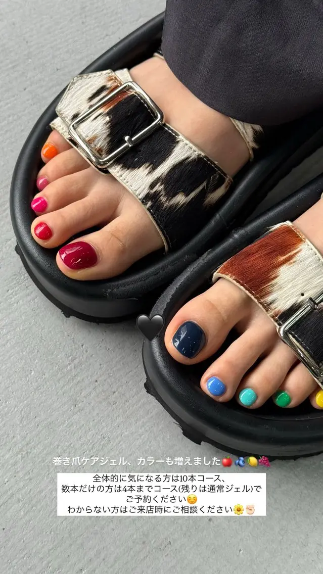 ネイル ジェルネイル フットネイル ZERO Nail Art Foot専用のネイルデザイン
