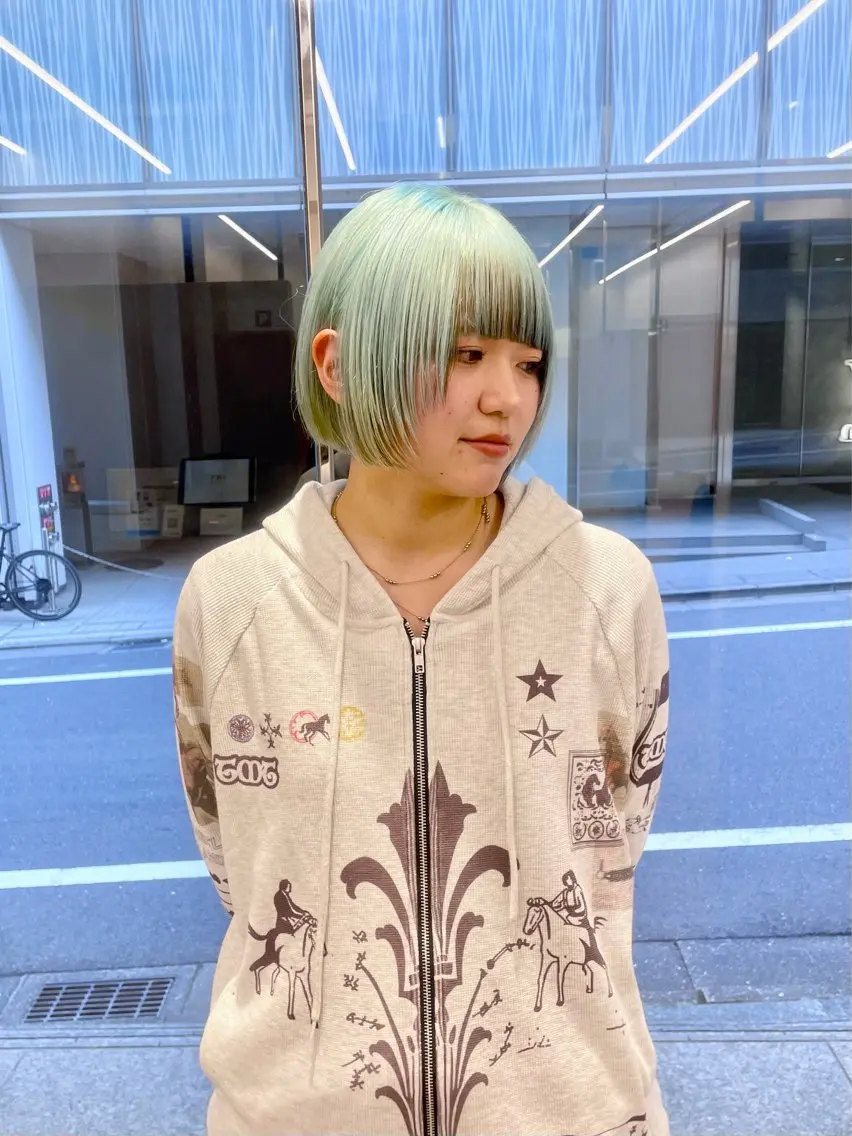 ショート カラー カット ヘアカラー トリートメント 縮毛&髪質改善 TAIGAのヘアスタイル