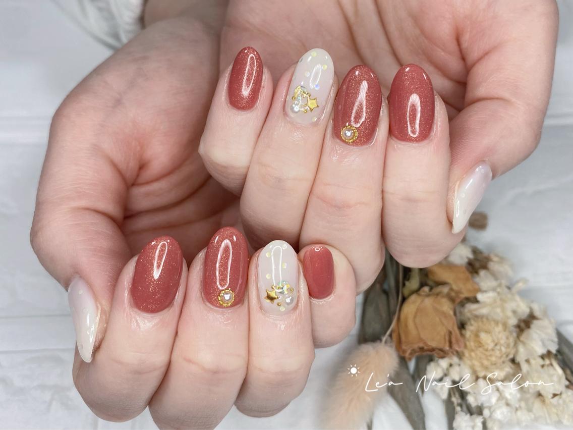 ショート カラー ネイル Le’a NailSalonのネイルデザイン