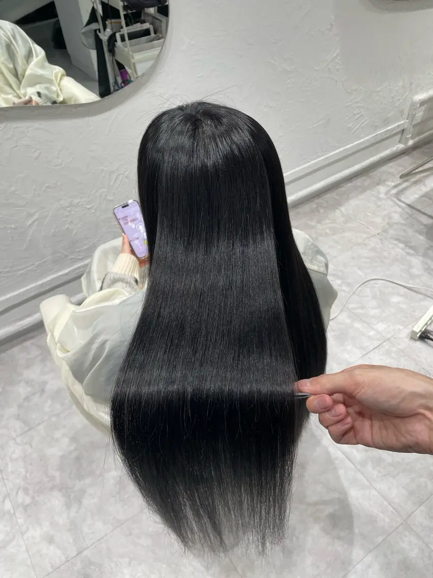 ロング 縮毛矯正 カット 縮毛矯正 トリートメント ジョー/ 縮毛矯正の専門家のヘアスタイル