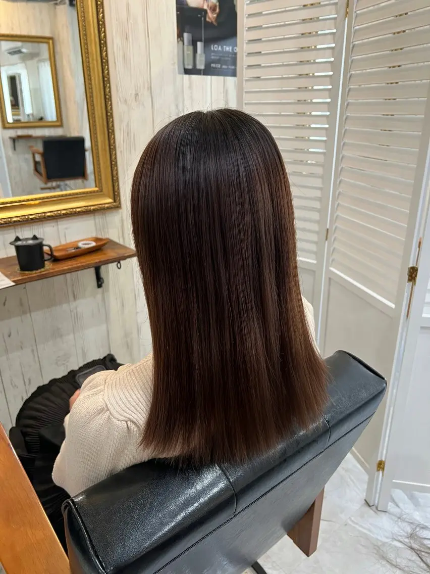 ロング 🎀𝑹𝑰𝑲𝑶 🎀【西九条・此花】のヘアスタイル