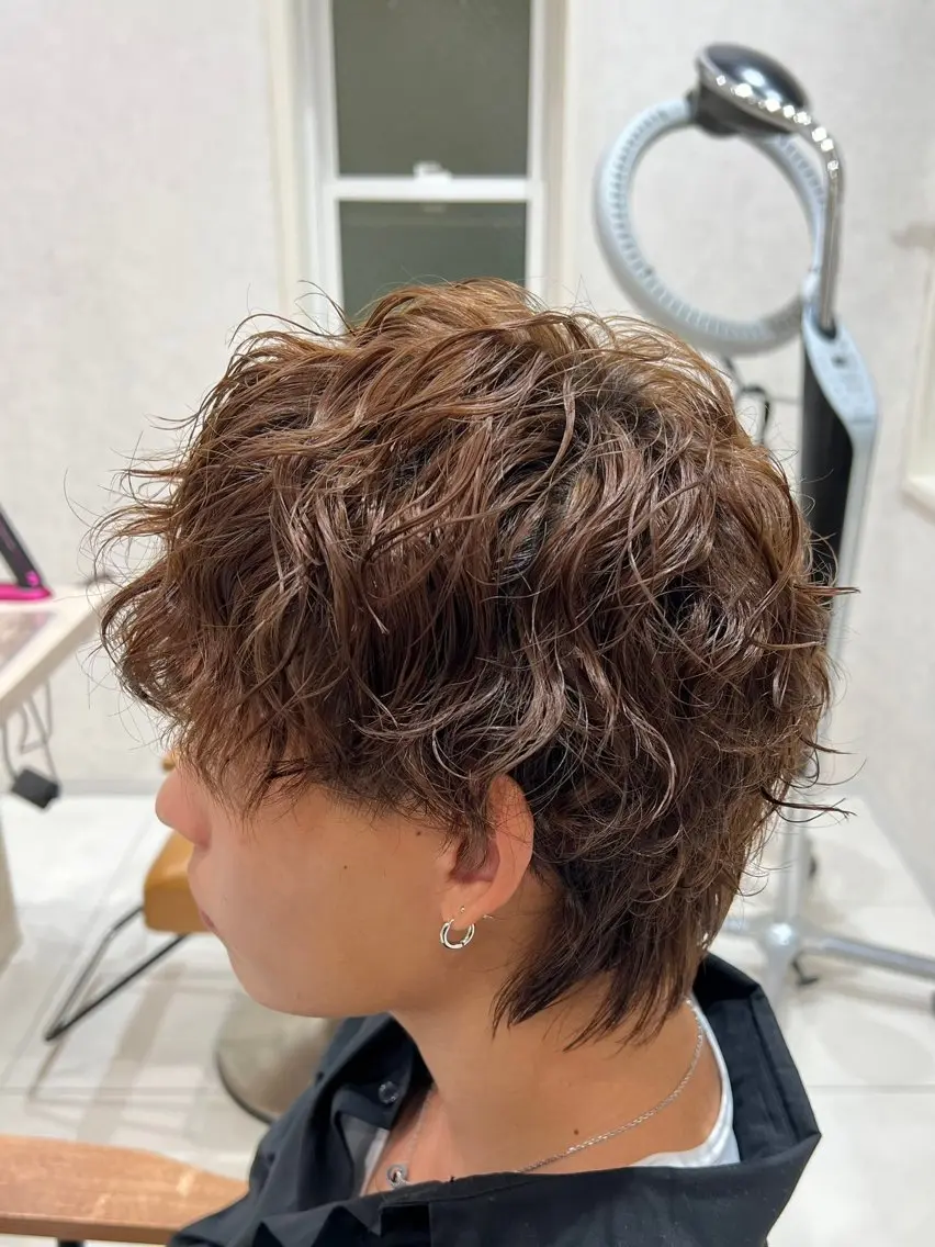 メンズ カット パーマ メンズ特化🔥パーマ 支持率1🔥たけしのヘアスタイル