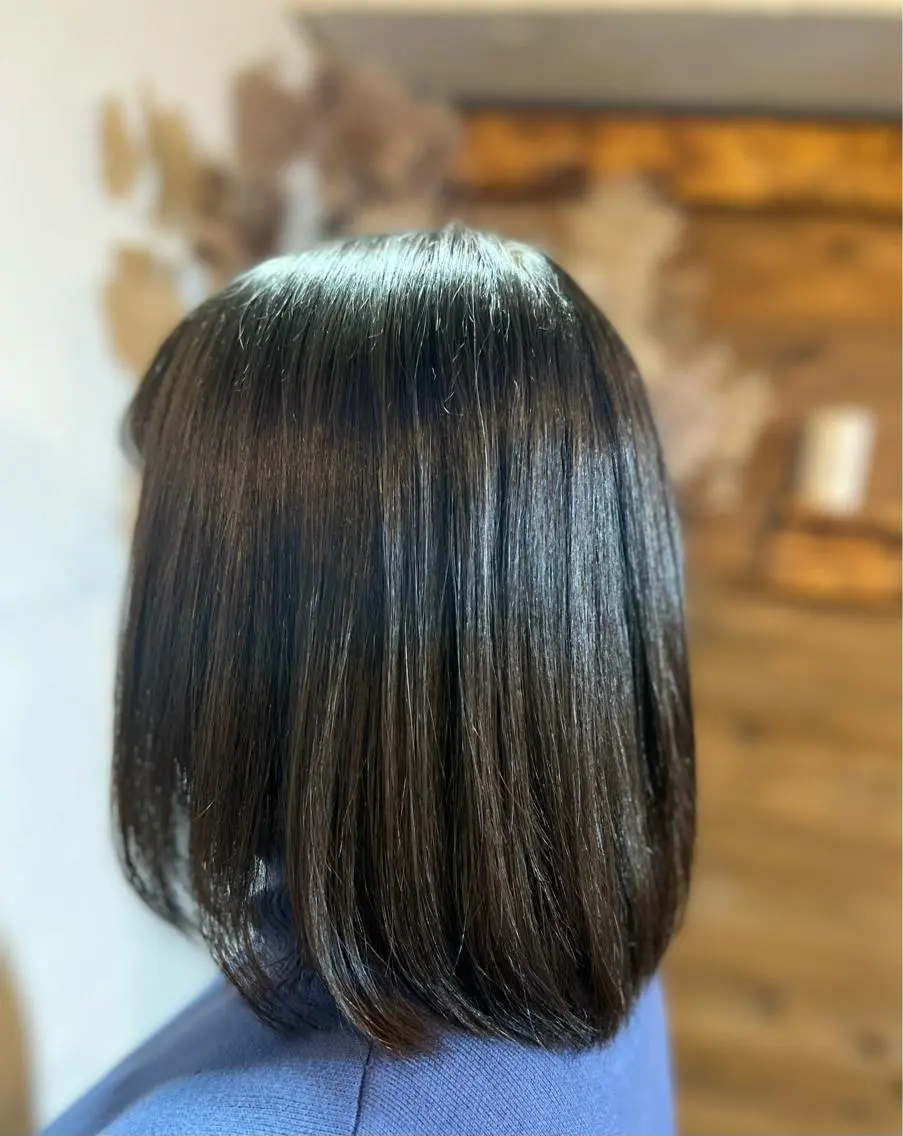 カット✂︎＋前処理付き白髪染めorリタッチ＋プレックスメントシステムトリートメント🙎‍♀️の写真