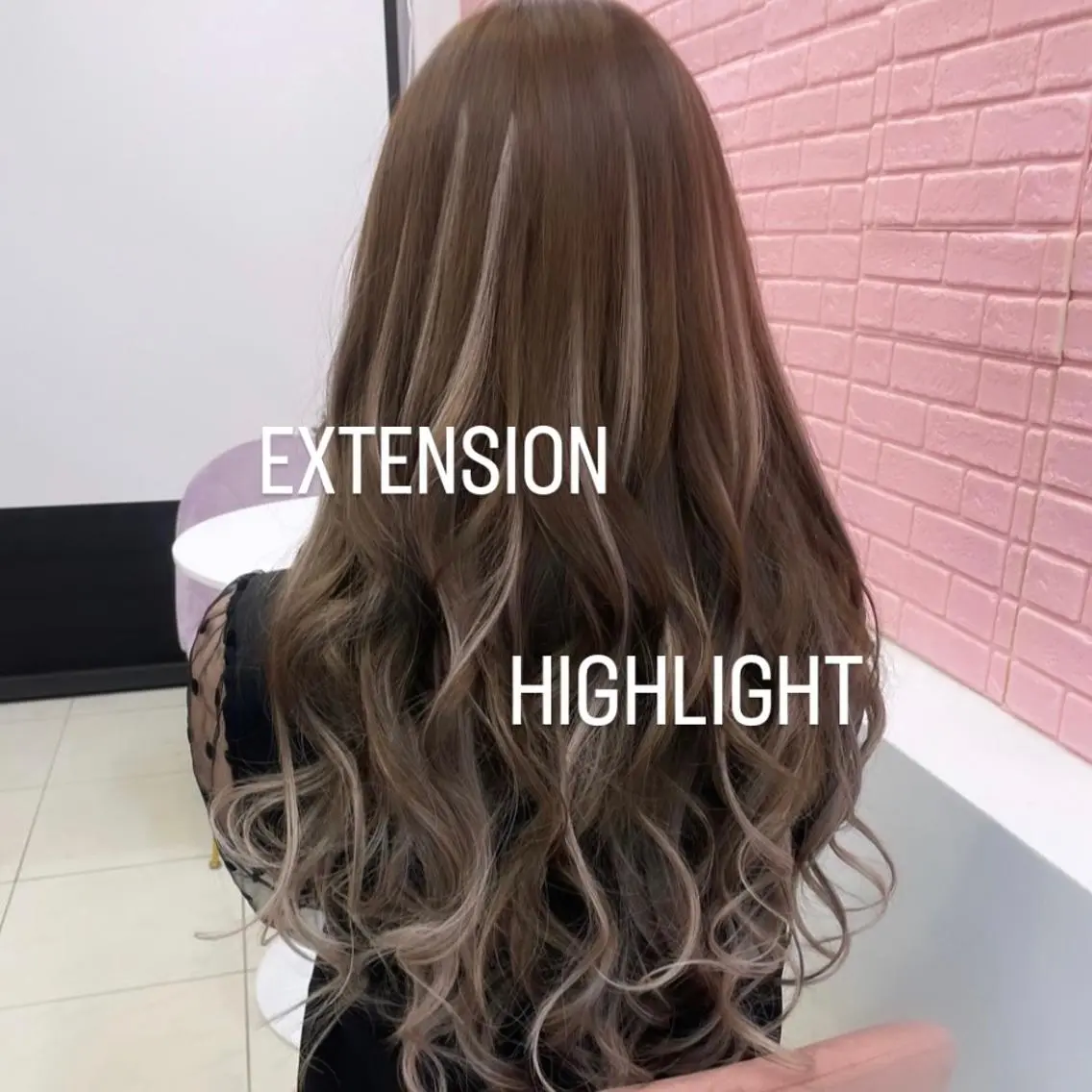 ロング カラー ヘアカラー エクステ エクステ🩵ブリーチ 韓国ヘア🩵KAEのヘアスタイル