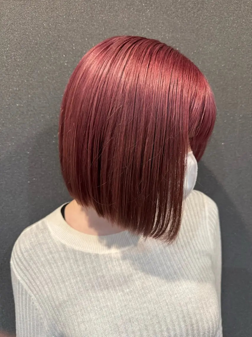 ミディアム ワタナベ テルマサのヘアスタイル