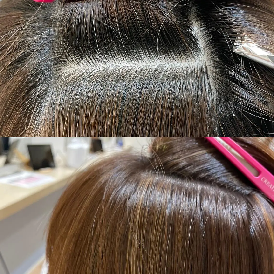ロング カラー 白髪ぼかしハイライト 💫ミネ ヒロシのヘアスタイル