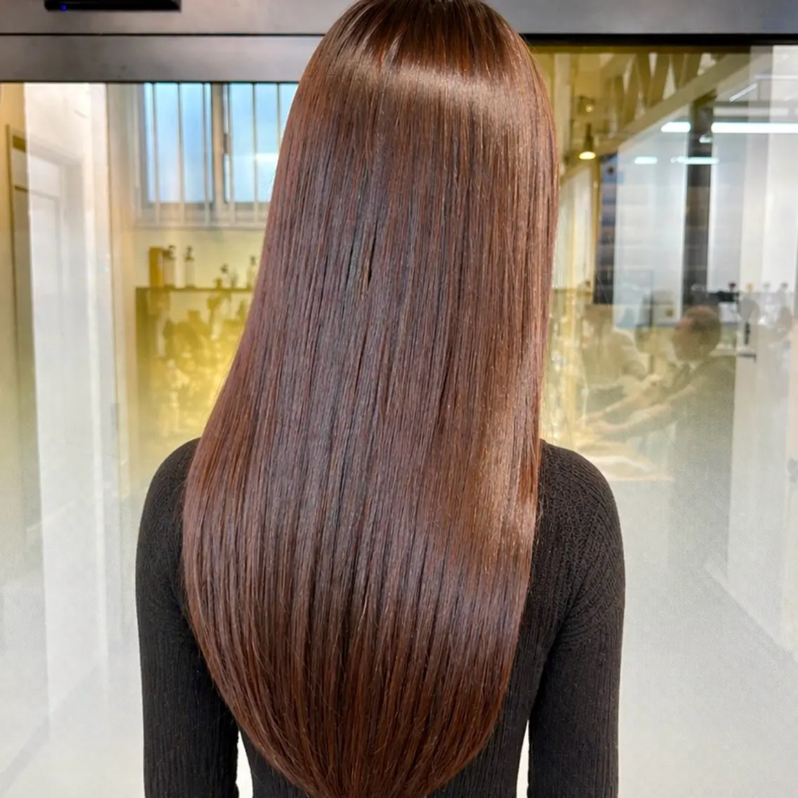 ロング カラー カット ヘアカラー トリートメント ユウリ YURIのヘアスタイル