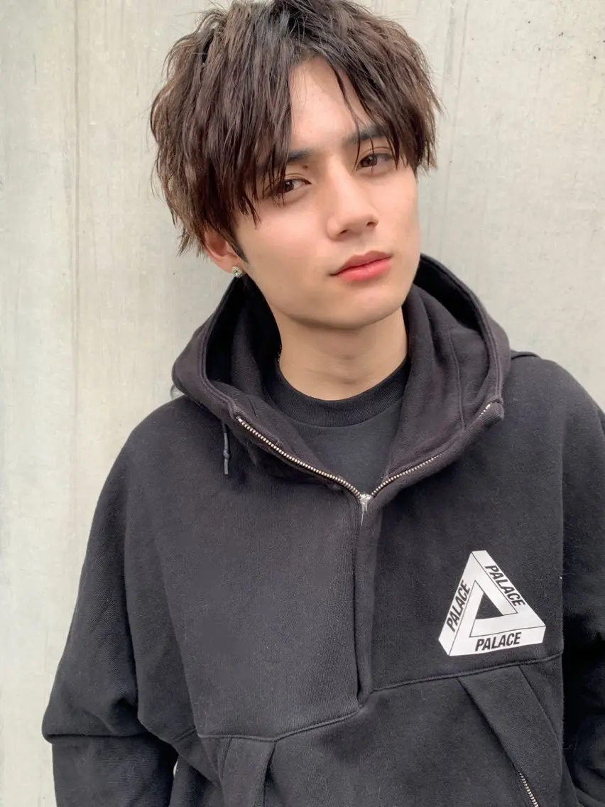 ミディアム パーマ メンズ メンズ特化🔥木下 晃徳のヘアスタイル