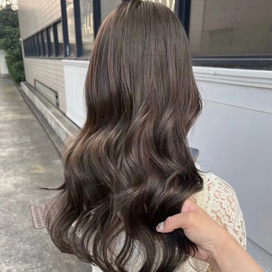 ロング カラー ヘアカラー Parve Mix 森 美遥🩶のヘアスタイル