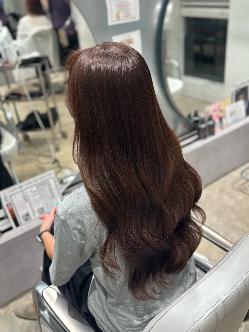 ロング カラー ヘアカラー 山森 沙耶のヘアスタイル