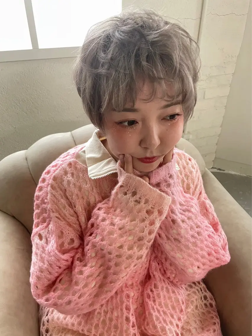 ショート Anji 🎀 riche eyeのネイルデザイン