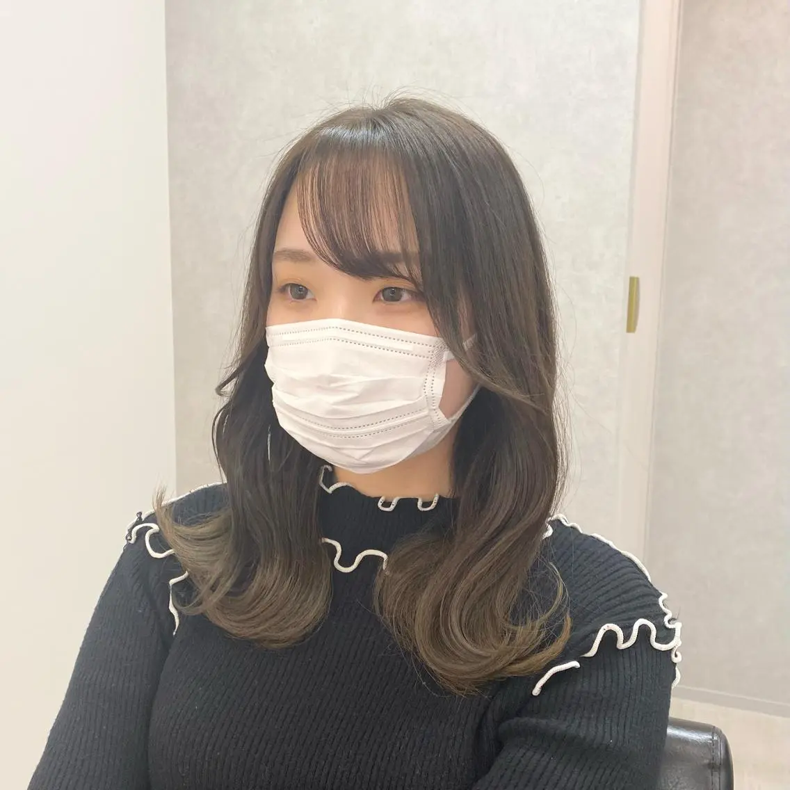 ミディアム 髪質改善、縮毛矯正/ ネモト　マサヒデのヘアスタイル