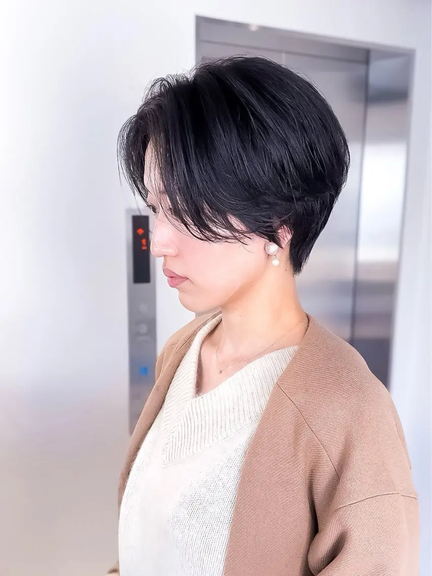 ショート ショートヘア SNSモニター募集！ くせ毛特化/大村のヘアスタイル