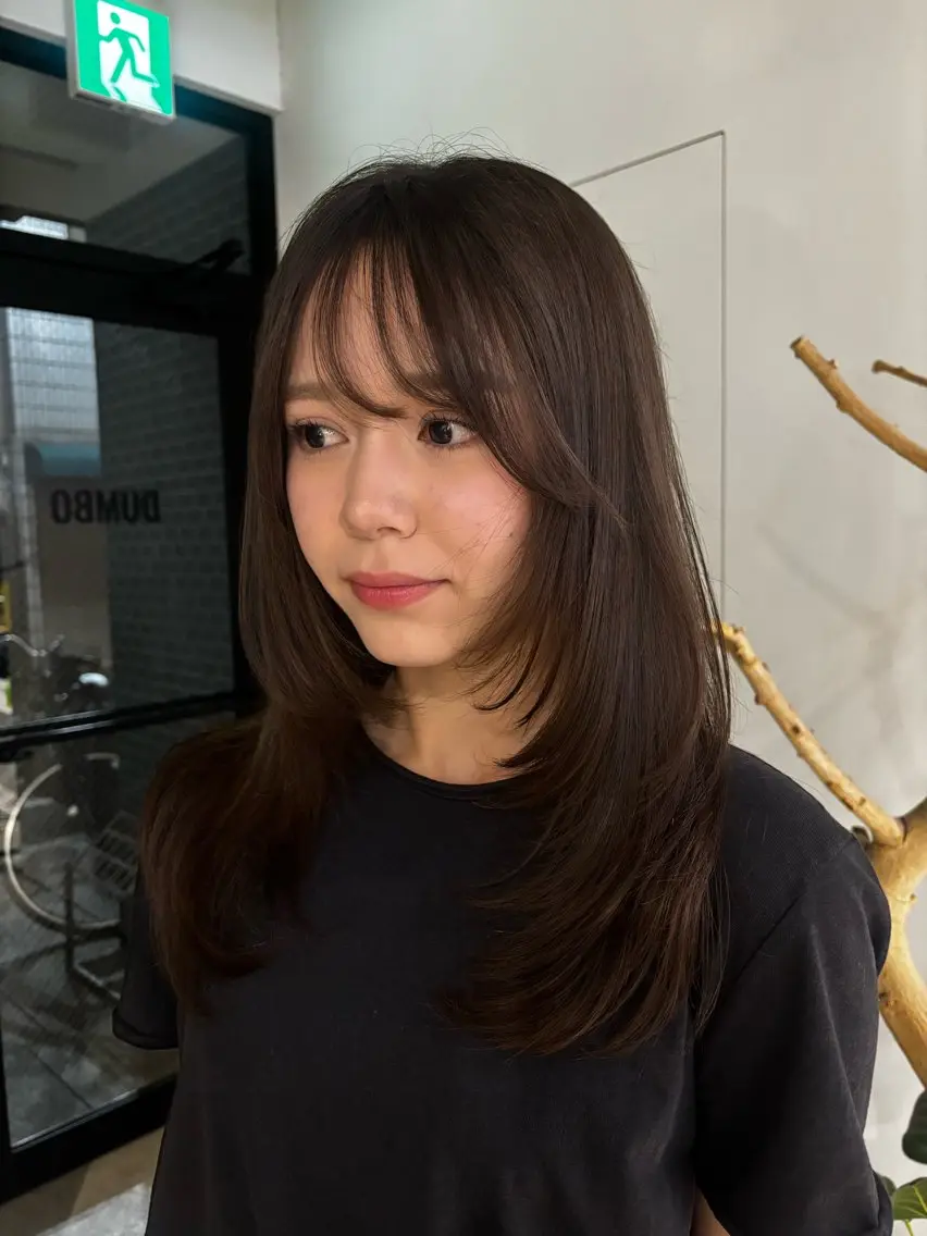 ミディアム 🎀抜け感ナチュラル 🎵asuna🪽のヘアスタイル
