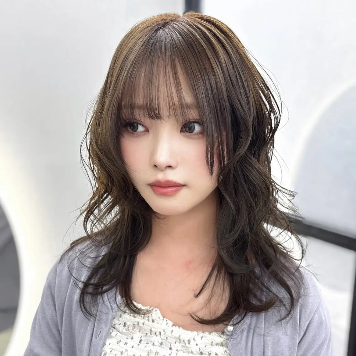 セミロング カラー ヘアカラー Ren. 🦋デザインカラーのヘアスタイル