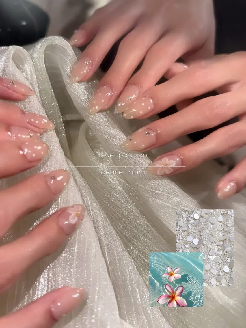ネイル フラワーネイル ハンドネイル ハンドケア germer. annaのネイルデザイン