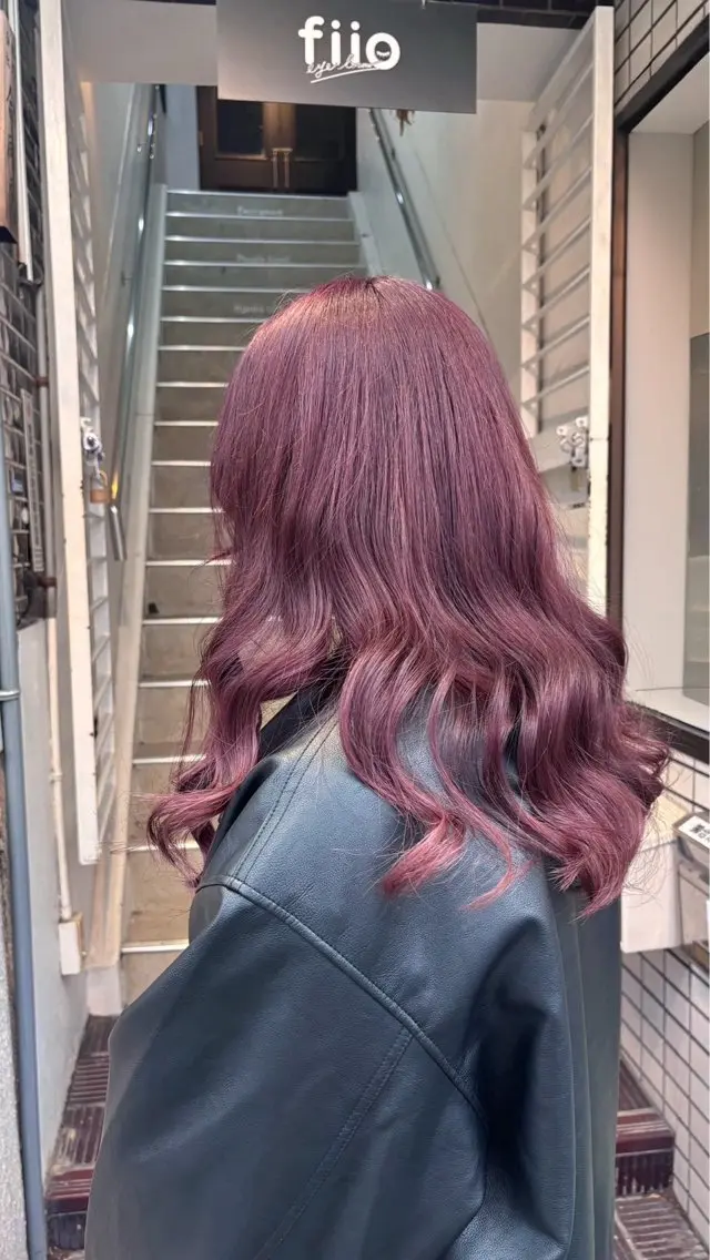 セミロング ヘアカラー カラーモデル募集✨️ YUKI🎀☁️のヘアスタイル