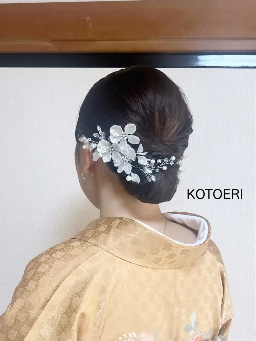 セミロング ヘアアレンジ ヘアセット 小林 千恵のヘアスタイル