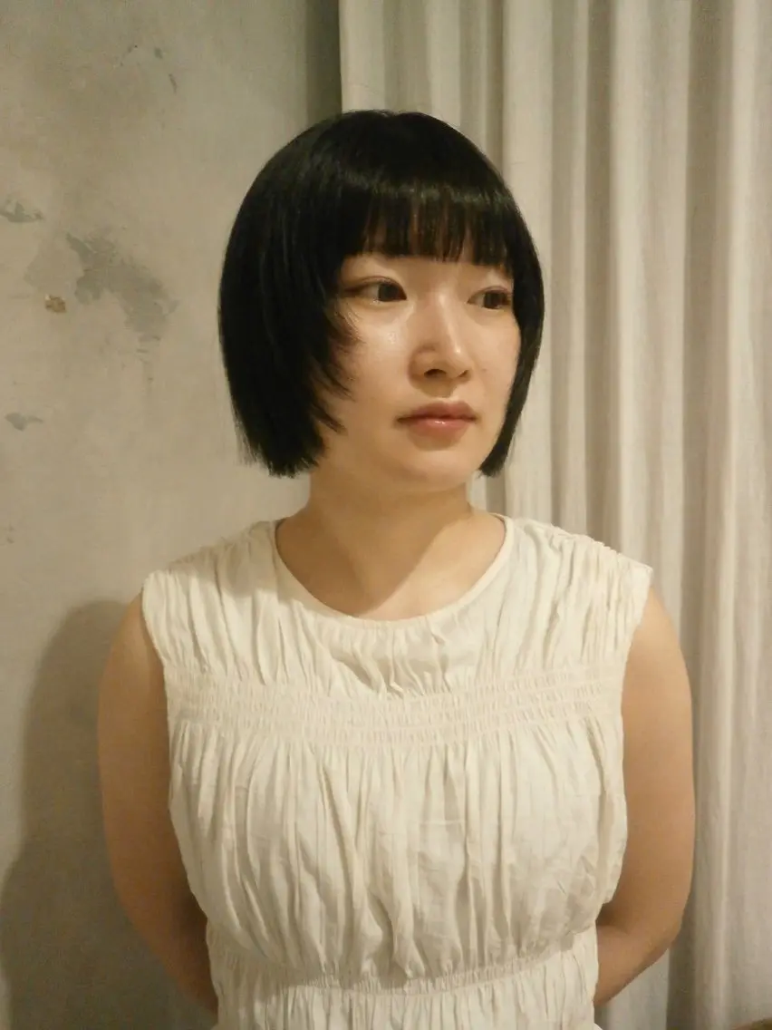 ミディアム ボブレイヤー ボブ 顔まわりレイヤー レイヤーカット カット ボブ・パーマ 芽衣のヘアスタイル