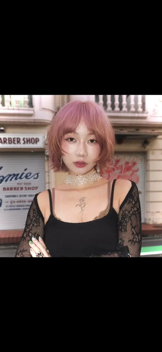 ショート ヘアカラー yukina✴︎ 透明感カラーのヘアスタイル
