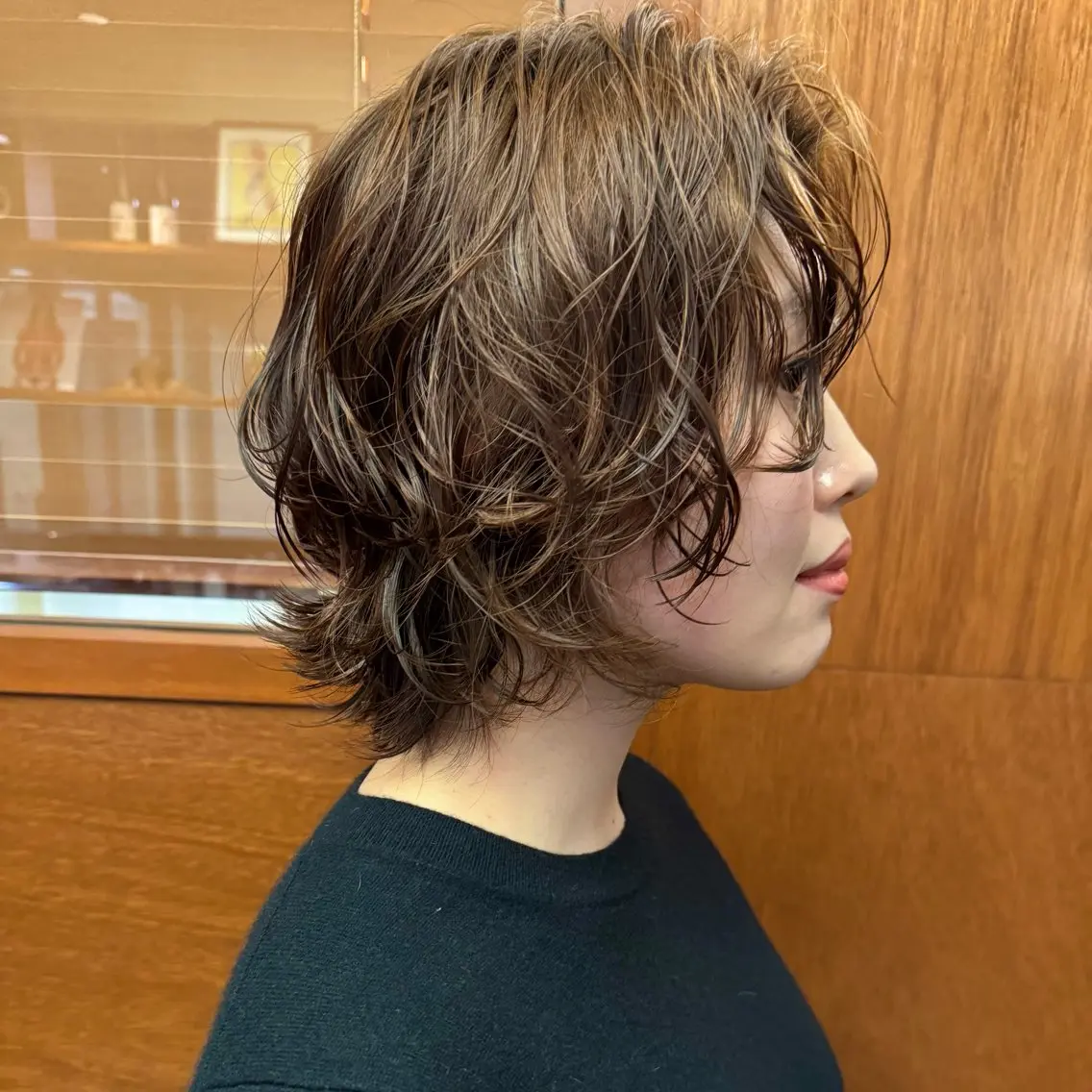 ショート パーマ ウルフカット カット パーマ トリートメント ショート・ボブ ・ウルフ✂︎IMAIのヘアスタイル
