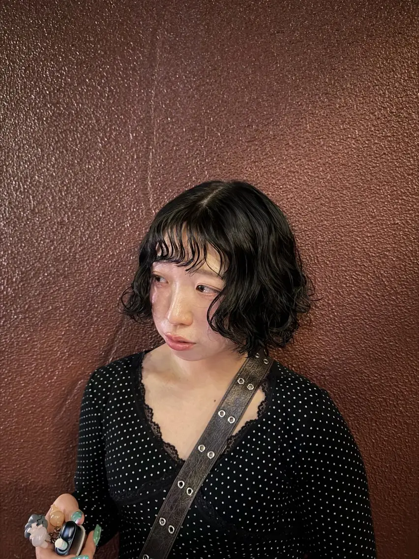ミディアム パーマ ミディアムパーマ エクステ/コーンロウ KURUMI⛓️🔥のヘアスタイル