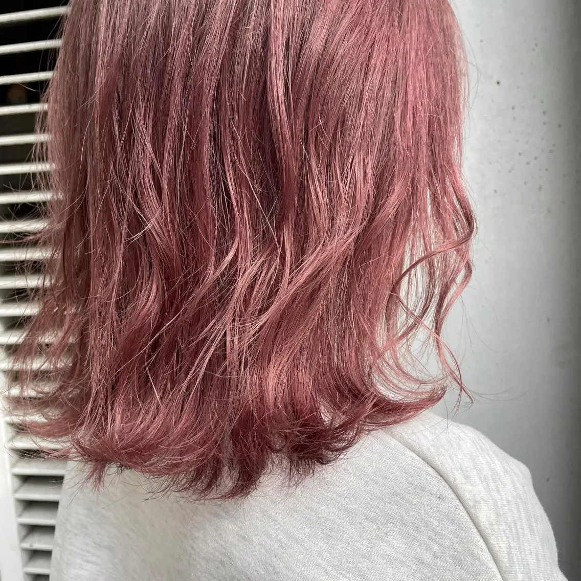 ミディアム カラー ピンクカラー ヘアカラー トリートメント 透明感カラー/ 韓国風🌿RIKOのヘアスタイル