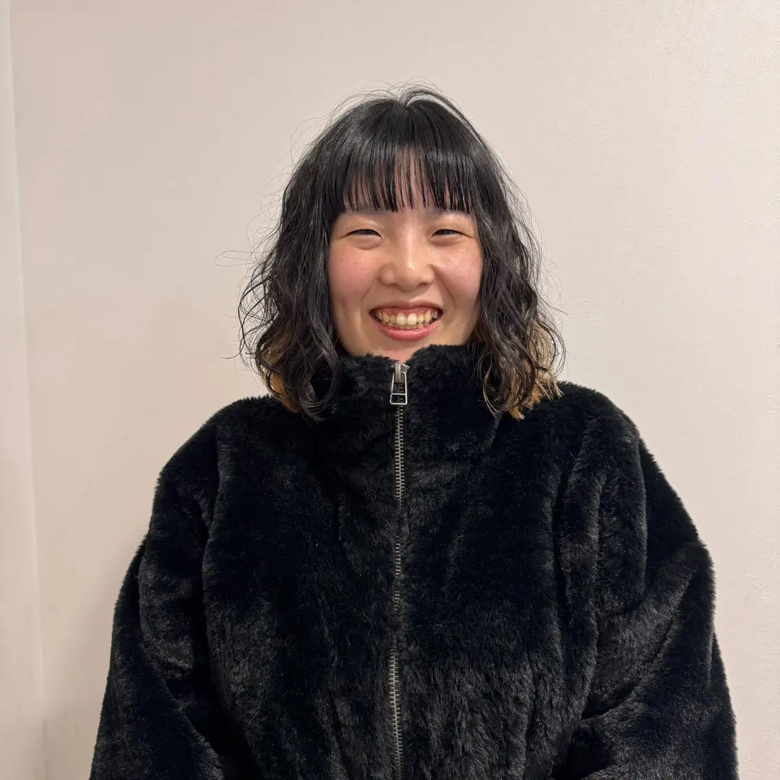 ミディアム パーマ カット パーマ パーマモデル募集中 渥美翔人のヘアスタイル