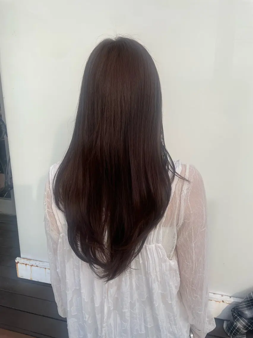 ロング カラー 🤎韓国ヘア ベージュ まゆか🤎のヘアスタイル