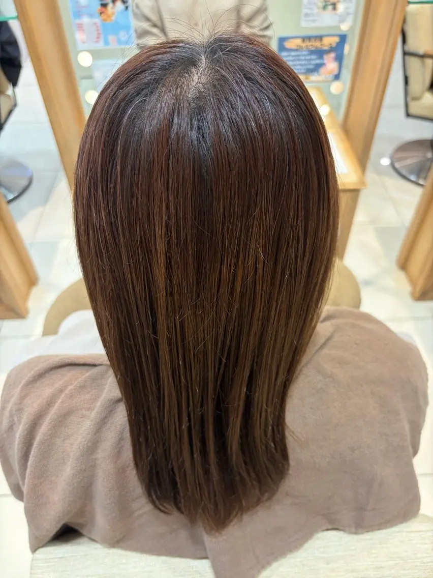 トリートメント ヘッドスパ ブリーチෆハイトー ンカラー☾runaのヘアスタイル