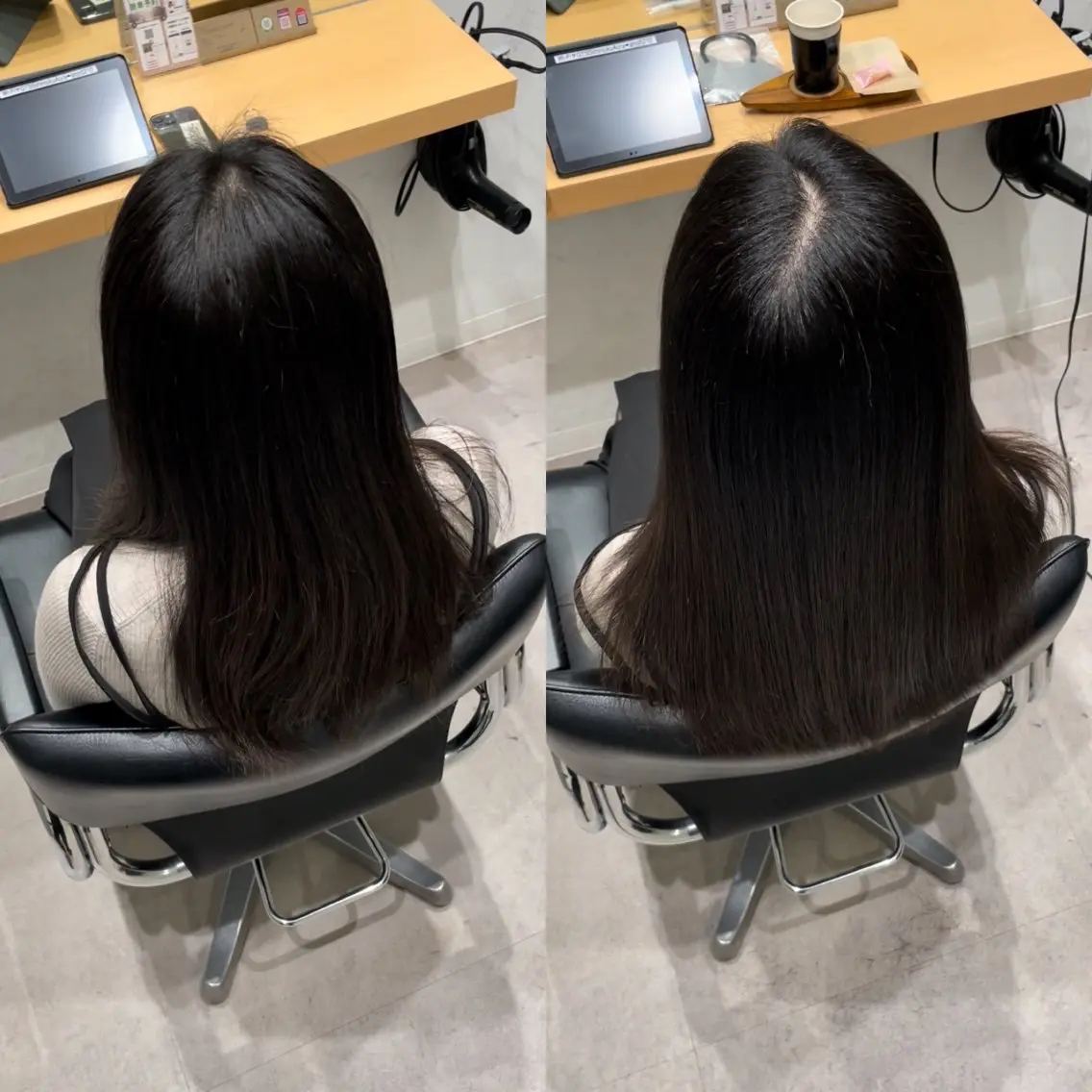 ミディアム 髪質改善 トリートメント カット トリートメント 髪質改善ヘアケア 艶髪特化/上田のヘアスタイル