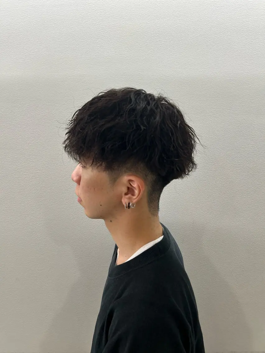 メンズパーマの写真