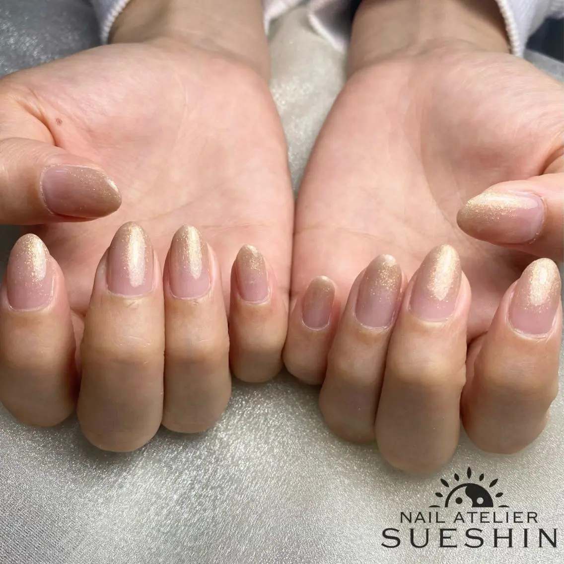 ミディアム ネイル ハンドネイル S ueshinのネイルデザイン