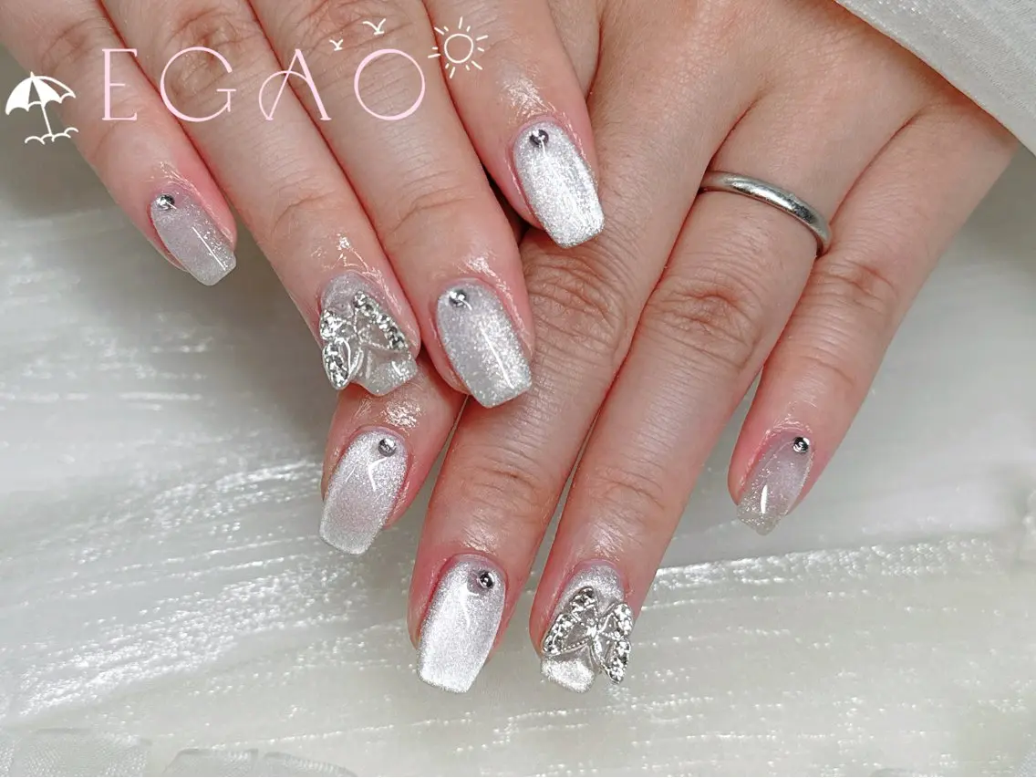 ネイル アートネイル フットネイル フレンチネイル ジェルネイル グラデーション ハンドネイル EGAO NAIL 錦糸町店のネイルデザイン