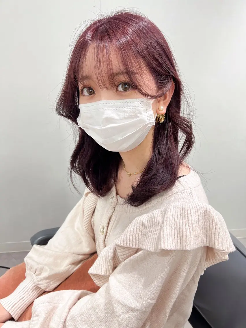 セミロング ‎しゅり🇰🇷 日韓MIXメンズヘアのヘアスタイル