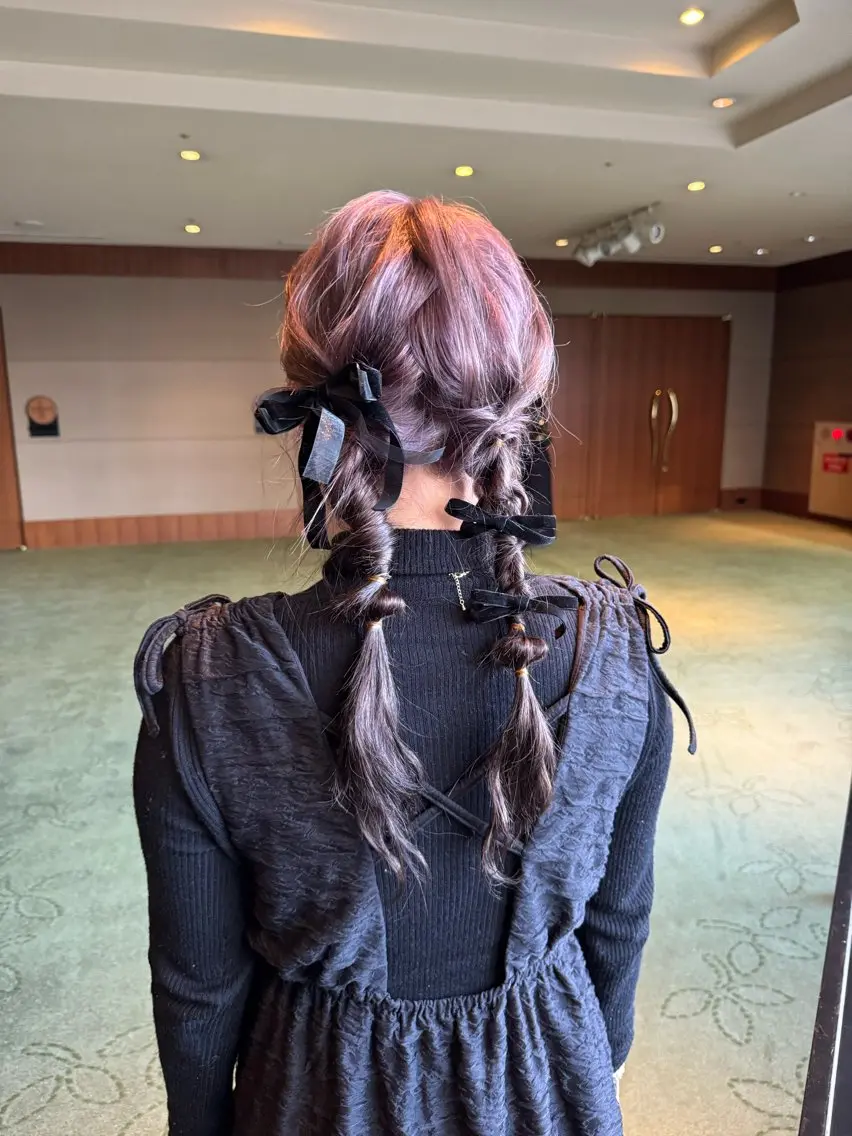 ロング ヘアアレンジ ヘアセット AVANCE.ens 広島袋町店ayuのヘアスタイル