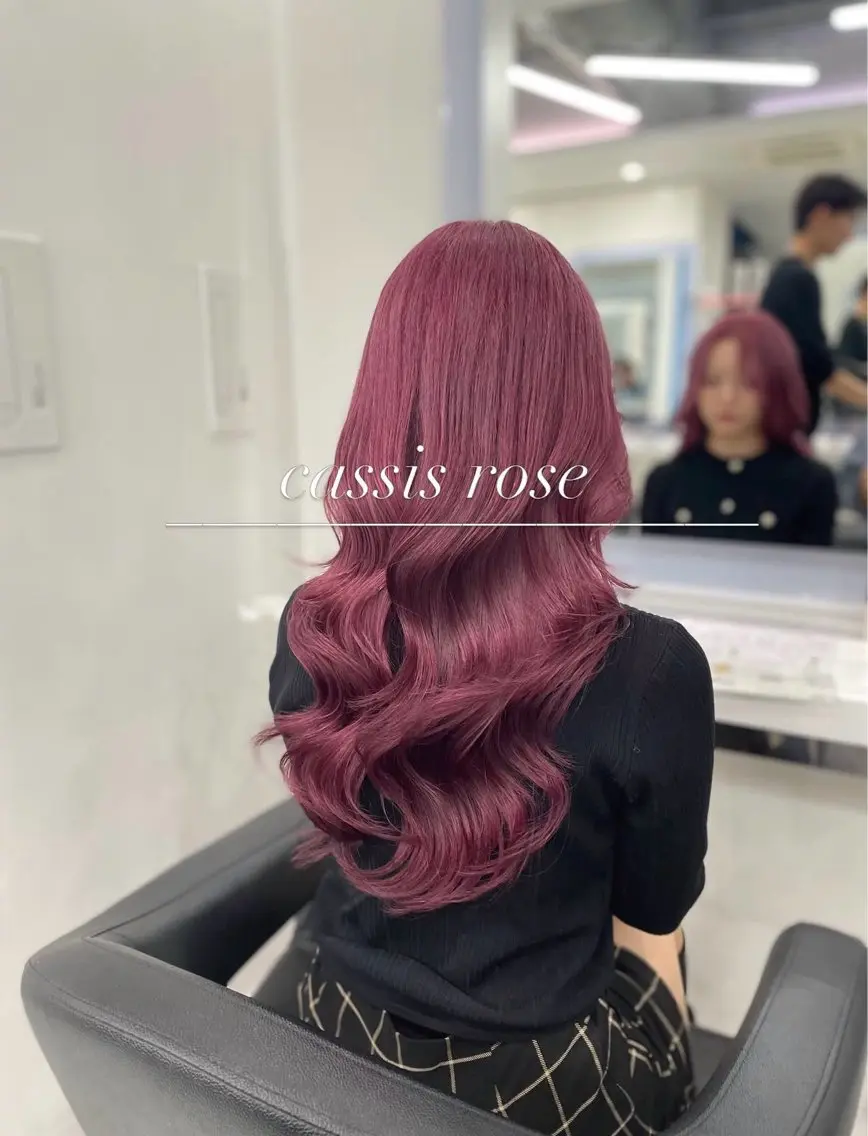 ロング カラー ヘアアレンジ 💜RIO/韓国風 寒色・暖色カラー💜のヘアスタイル
