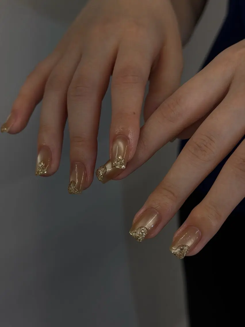 ネイル ドット ジェルネイル マグネットネイル ニュアンスネイル パラジェル ハンドネイル ハンドケア Bana_ Nailのネイルデザイン