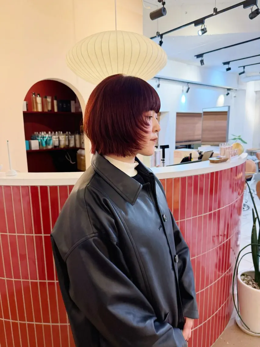 ショート カラー ボブレイヤー ボブ レイヤーカット ❤️アヤカ レイヤーカット❤️のヘアスタイル