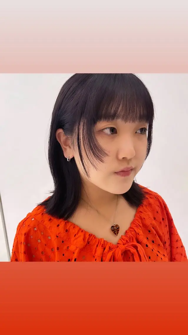 ミディアム カラー カット ヘアカラー ボブパーマ 🌷ヨシカワハナコのヘアスタイル
