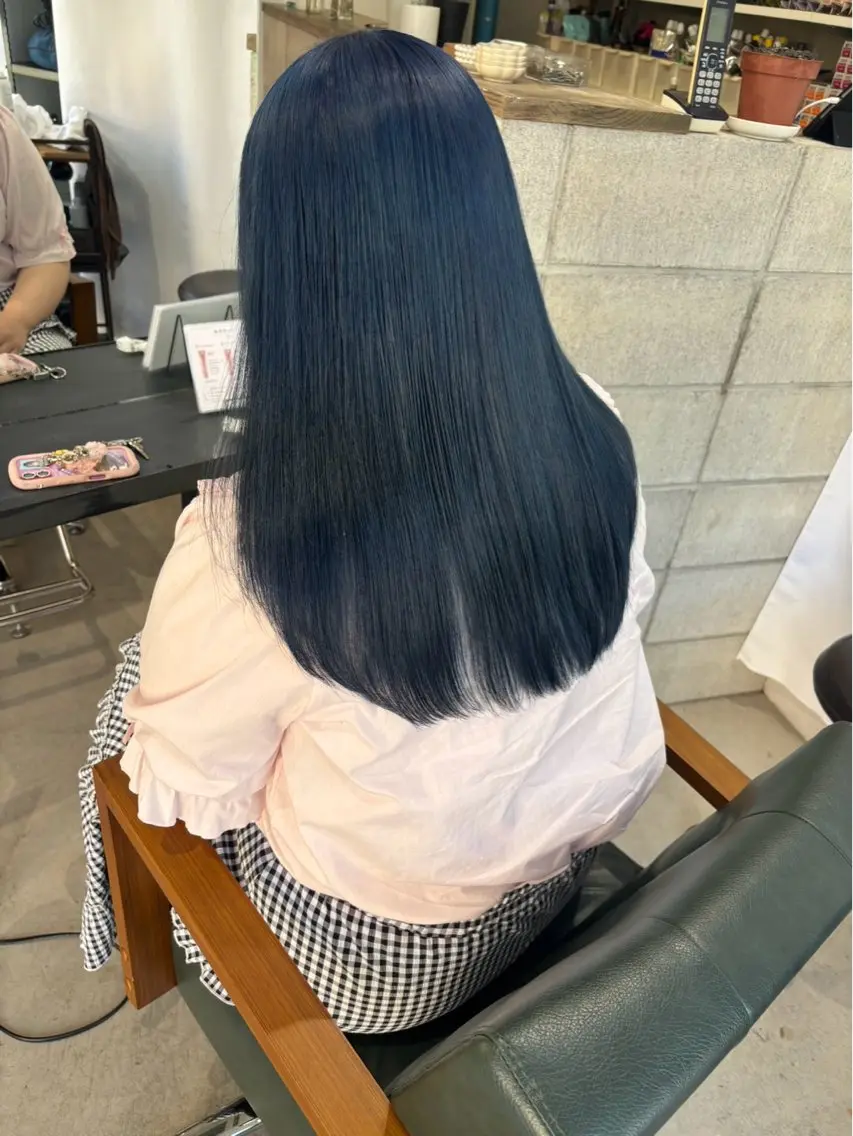 ロング ヘアカラー 髙木 千惺/ブリーチモデルのヘアスタイル