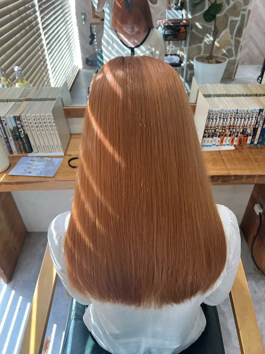 セミロング カット 縮毛矯正 トリートメント 綺麗な髪質にしたい方 限定🌈清水 祥のヘアスタイル